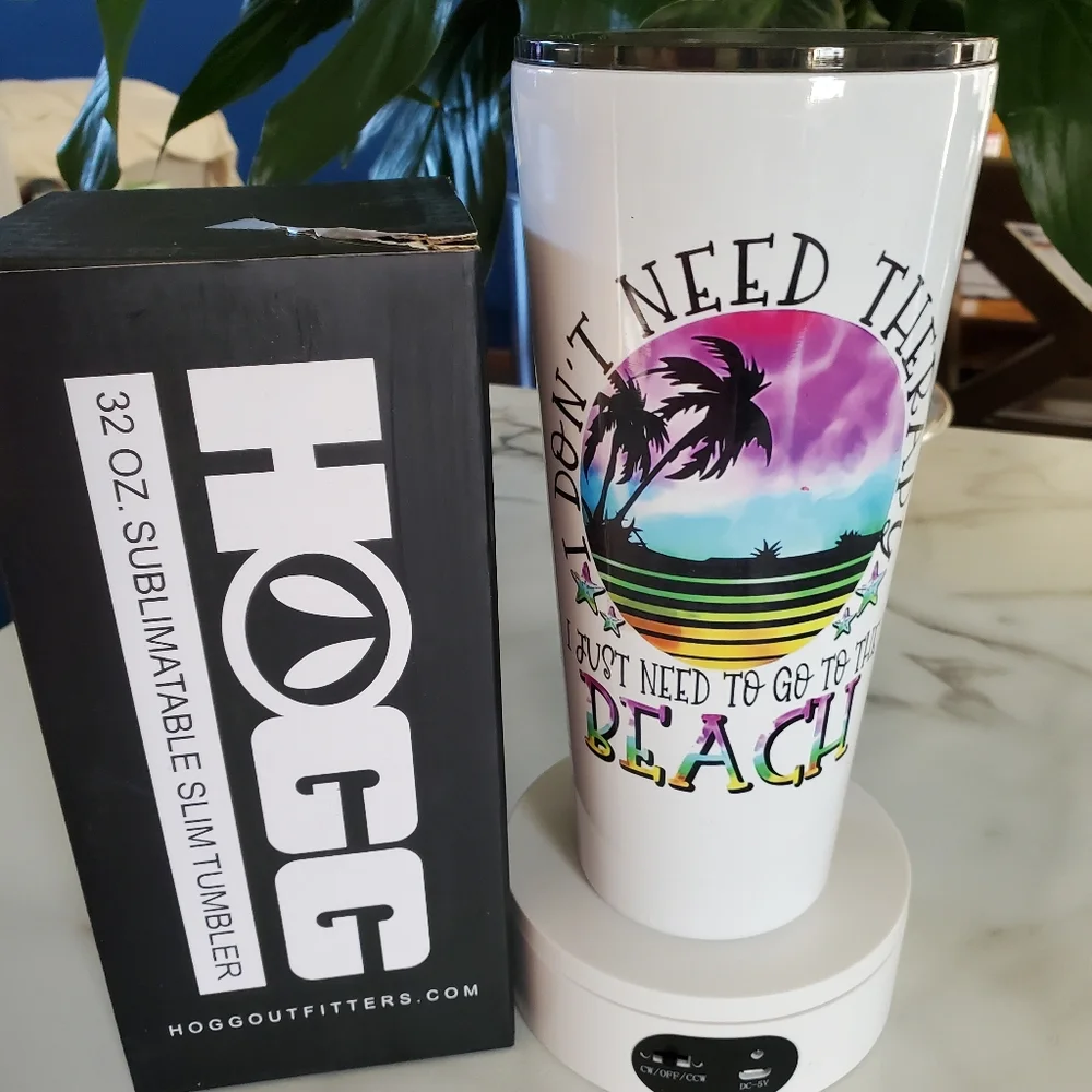 Beach Therapy 32oz Tumbler 💜sale